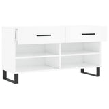Shoe Bench 102X35X55 Cm Engineered Wood