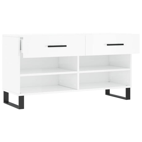 Shoe Bench 102X35X55 Cm Engineered Wood