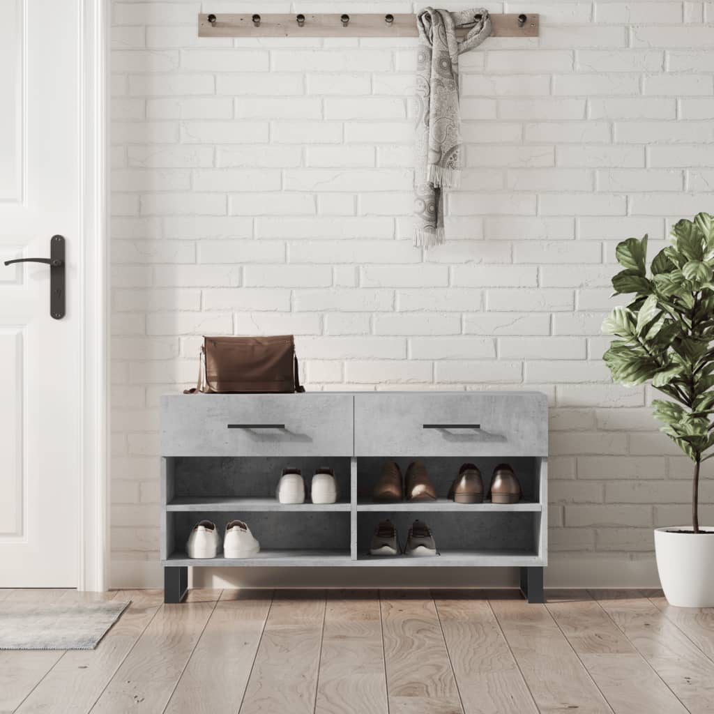 Shoe Bench 102X35X55 Cm Engineered Wood