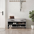 Shoe Bench 102X35X55 Cm Engineered Wood