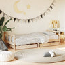Kids Bed Frame With Drawers Solid Wood Pine