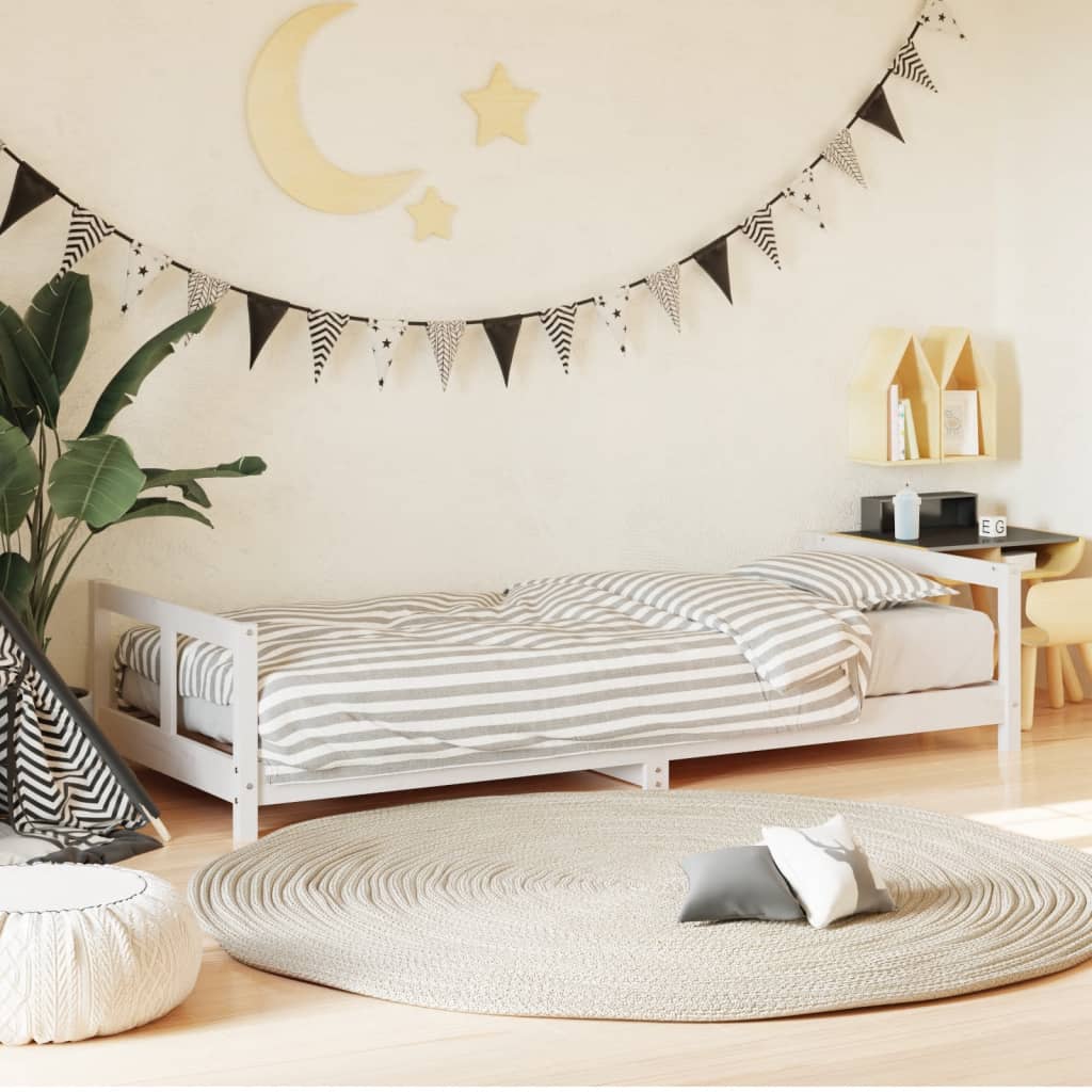Kids Bed Frame Solid Wood Pine