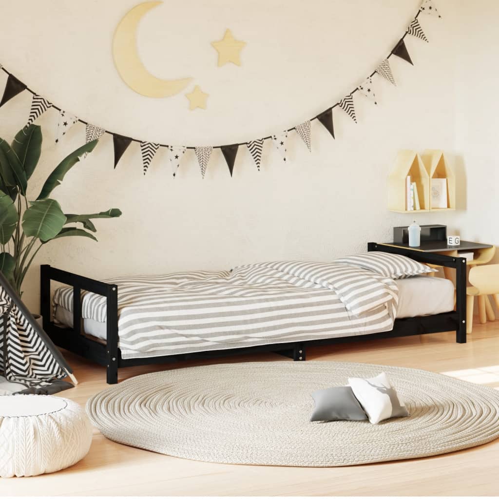 Kids Bed Frame Solid Wood Pine