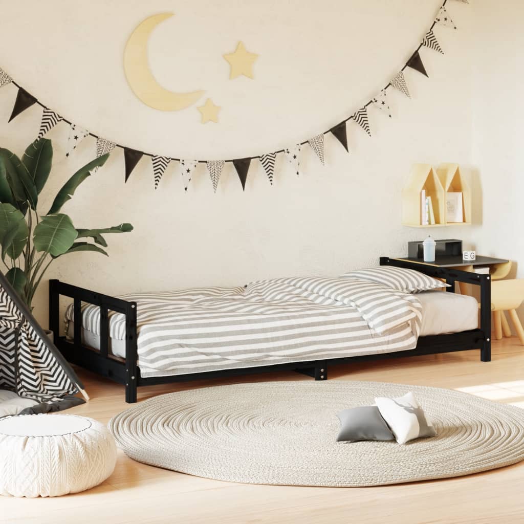 Kids Bed Frame Solid Wood Pine