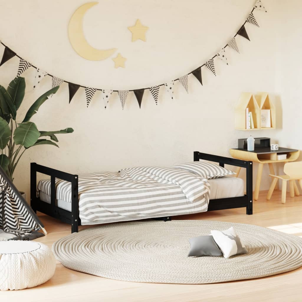 Kids Bed Frame Solid Wood Pine