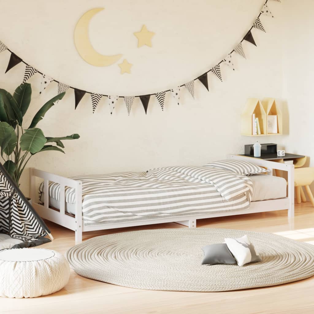 Kids Bed Frame Solid Wood Pine