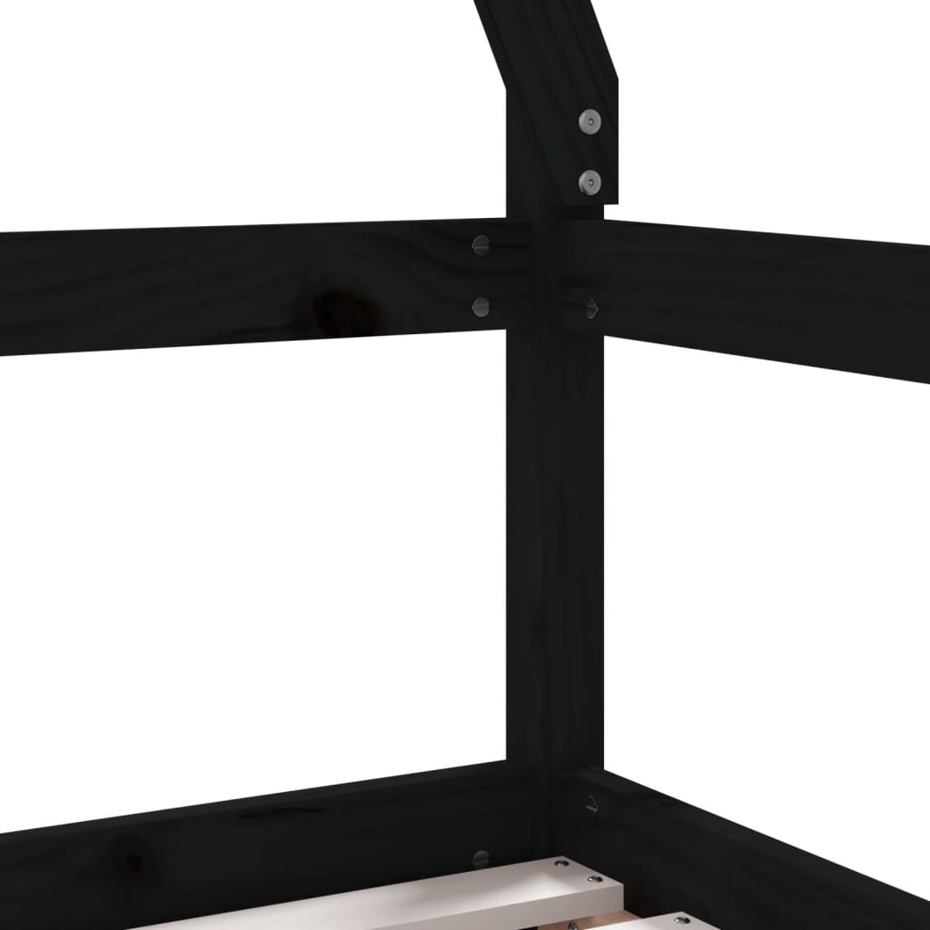 Kids Bed Frame With Drawers Solid Wood Pine