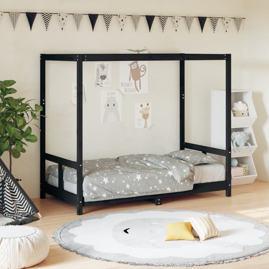 Kids Bed Frame Solid Wood Pine