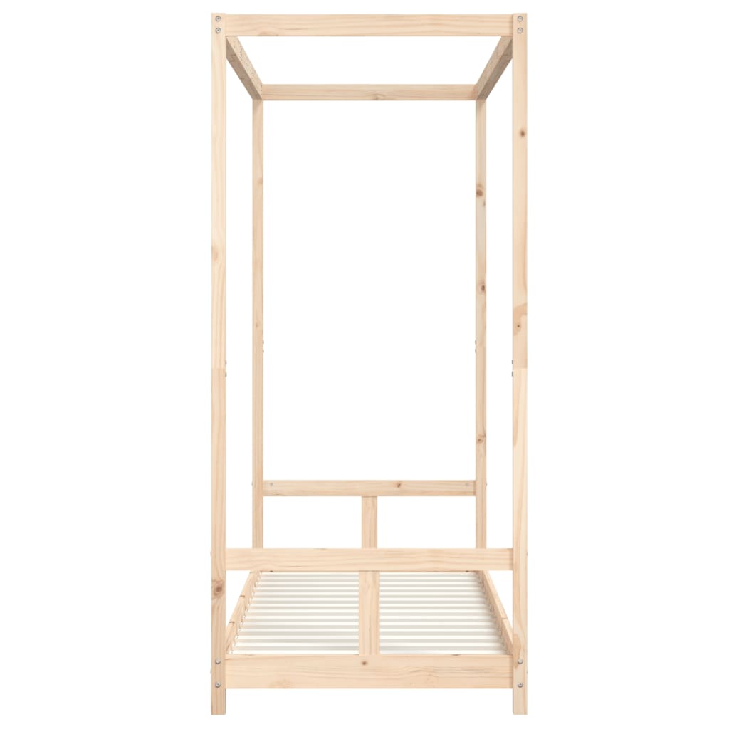 Kids Bed Frame Solid Wood Pine