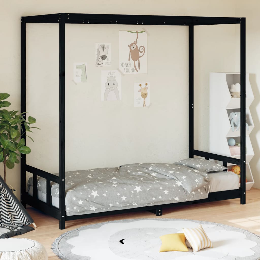 Kids Bed Frame Solid Wood Pine