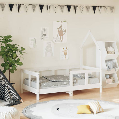 Kids Bed Frame Solid Wood Pine