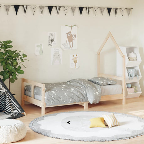 Kids Bed Frame Solid Wood Pine