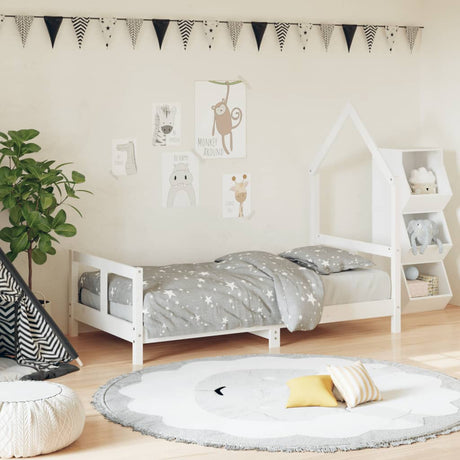 Kids Bed Frame Solid Wood Pine