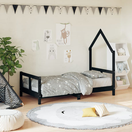 Kids Bed Frame Solid Wood Pine