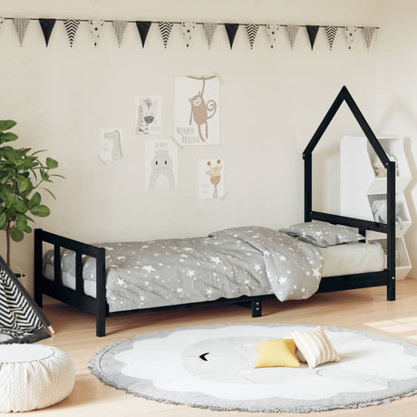 Kids Bed Frame Solid Wood Pine