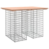 Garden Bench Gabion Design Solid Wood Douglas