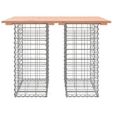 Garden Bench Gabion Design Solid Wood Douglas