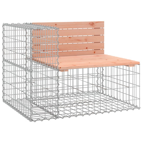 Garden Bench Gabion Design 184X71X65.5 Cm Solid Wood Douglas