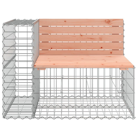 Garden Bench Gabion Design 184X71X65.5 Cm Solid Wood Douglas