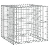 Garden Bench With Gabion Basket Solid Wood Douglas