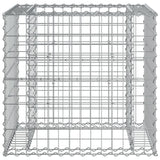 Garden Bench With Gabion Basket Solid Wood Douglas