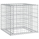 Garden Bench With Gabion Basket Solid Wood Douglas