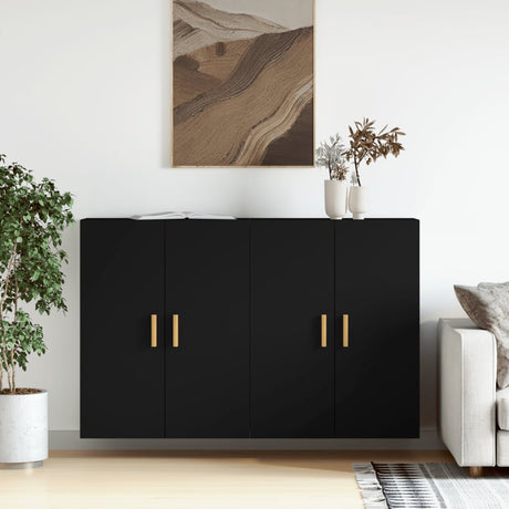 Wall Mounted Cabinets 2 Pcs Engineered