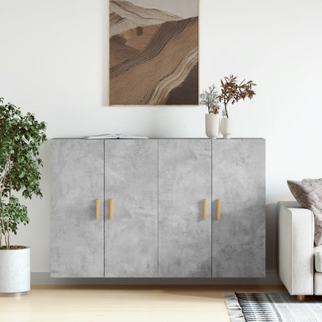 Wall Mounted Cabinets 2 Pcs Engineered