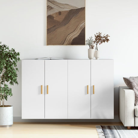 Wall Mounted Cabinets 2 Pcs Engineered