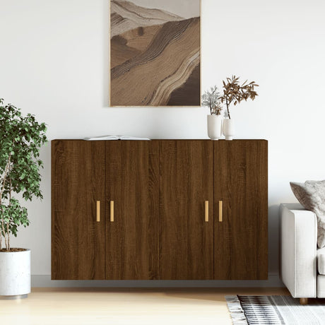 Wall Mounted Cabinets 2 Pcs Engineered