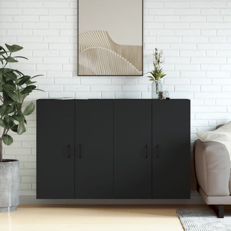 Wall Mounted Cabinets 2 Pcs Engineered