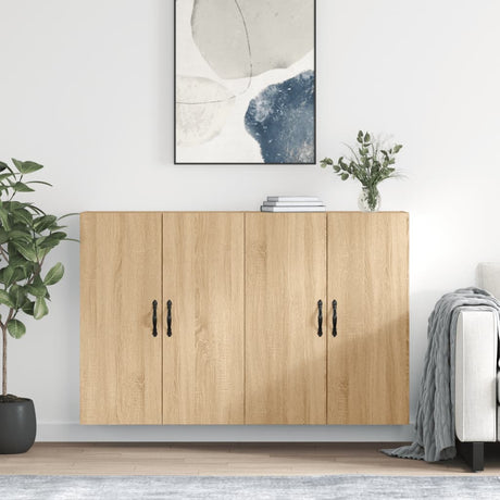 Wall Mounted Cabinets 2 Pcs Engineered