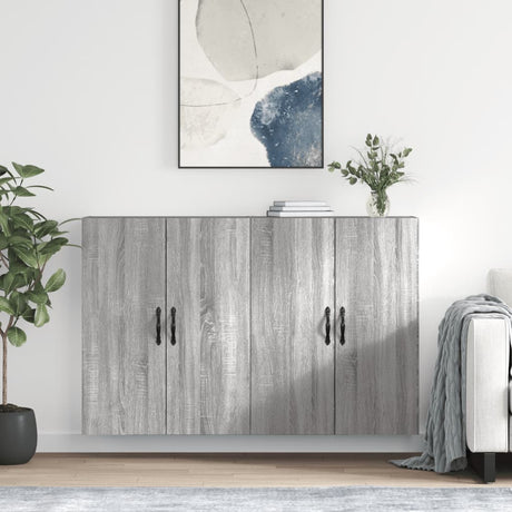 Wall Mounted Cabinets 2 Pcs Engineered