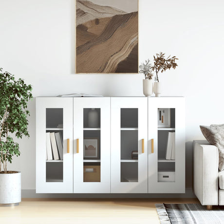 Wall Mounted Cabinets 2 Pcs Engineered Wood