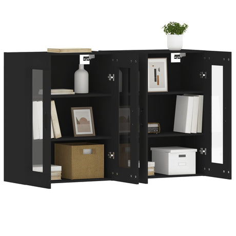 Wall Mounted Cabinets 2 Pcs Engineered Wood