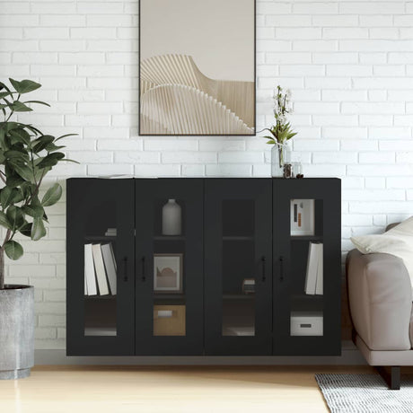 Wall Mounted Cabinets 2 Pcs Engineered Wood