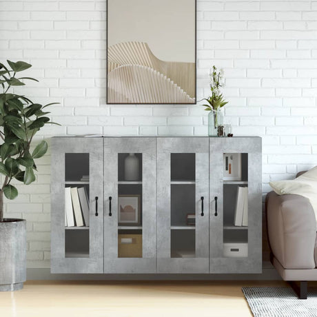 Wall Mounted Cabinets 2 Pcs Engineered Wood