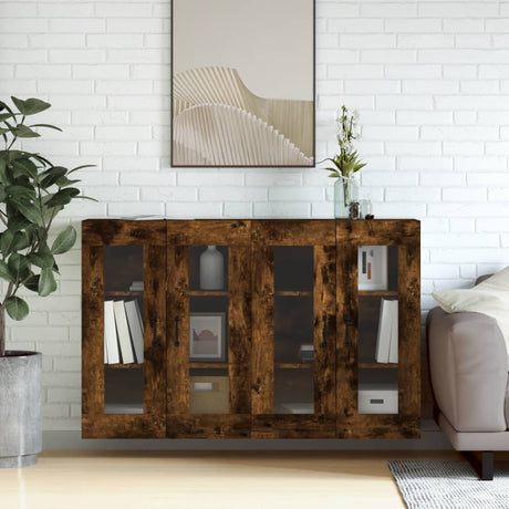 Wall Mounted Cabinets 2 Pcs Engineered Wood