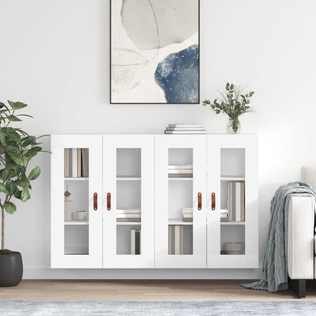 Wall Mounted Cabinets 2 Pcs Engineered Wood