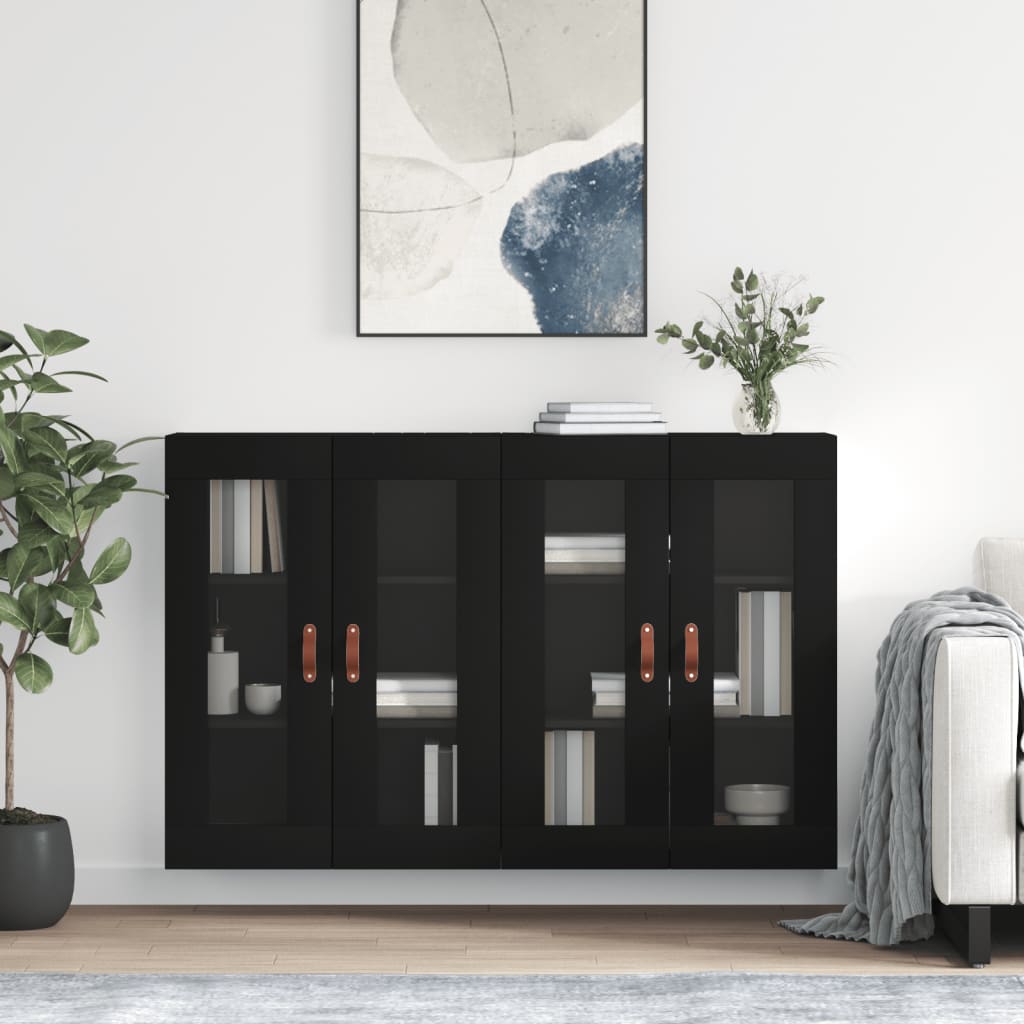 Wall Mounted Cabinets 2 Pcs Engineered Wood