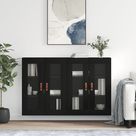 Wall Mounted Cabinets 2 Pcs Engineered Wood