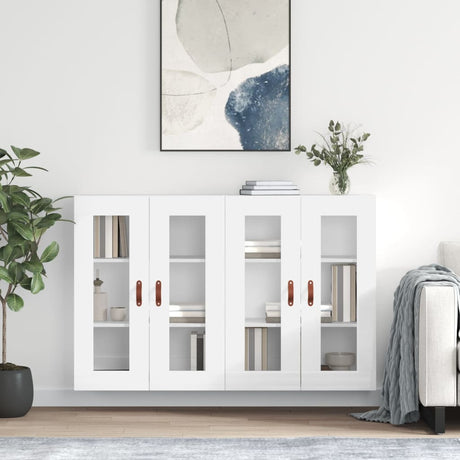 Wall Mounted Cabinets 2 Pcs Engineered Wood