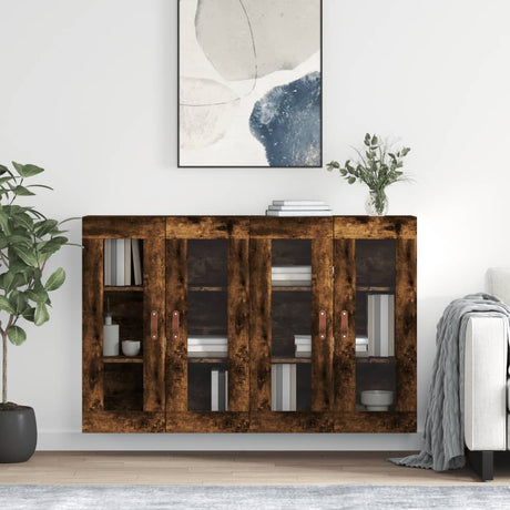 Wall Mounted Cabinets 2 Pcs Engineered Wood