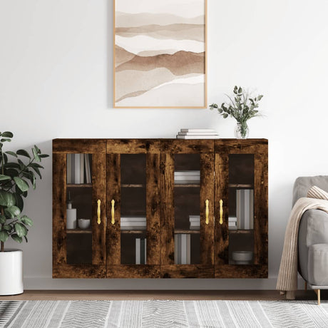 Wall Mounted Cabinets 2 Pcs Engineered Wood