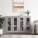 Wall Mounted Cabinets 2 Pcs Engineered Wood