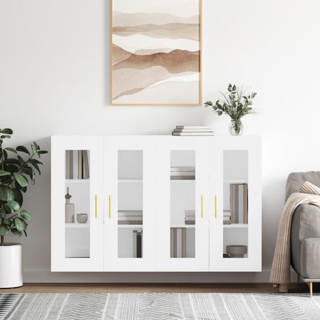 Wall Mounted Cabinets 2 Pcs Engineered Wood