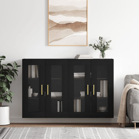 Wall Mounted Cabinets 2 Pcs Engineered Wood