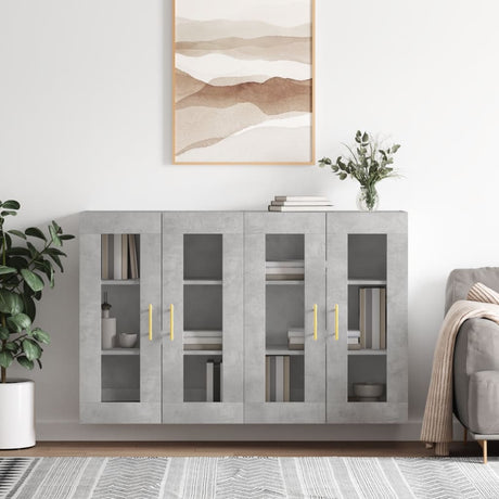 Wall Mounted Cabinets 2 Pcs Engineered Wood