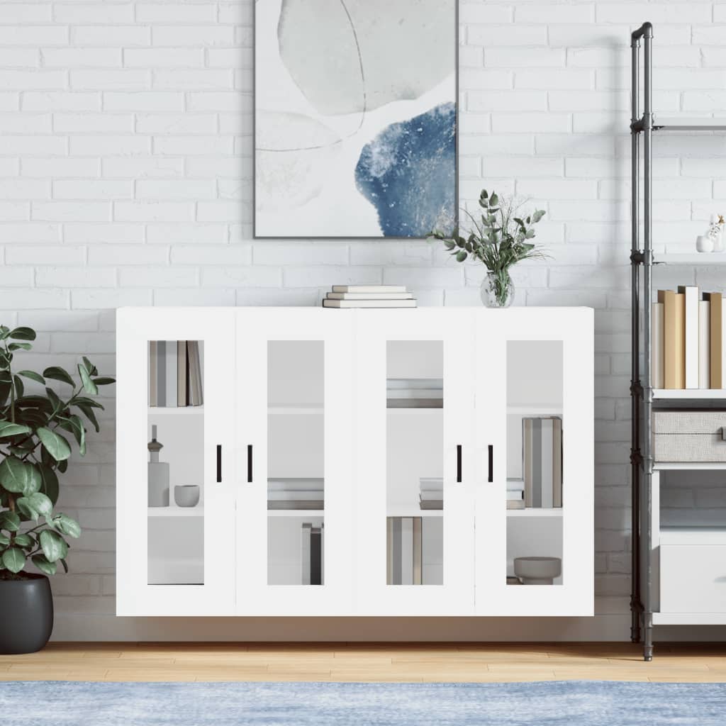 Wall Mounted Cabinets 2 Pcs Engineered Wood
