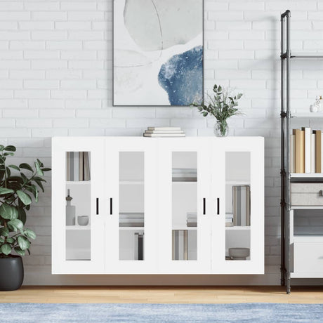 Wall Mounted Cabinets 2 Pcs Engineered Wood